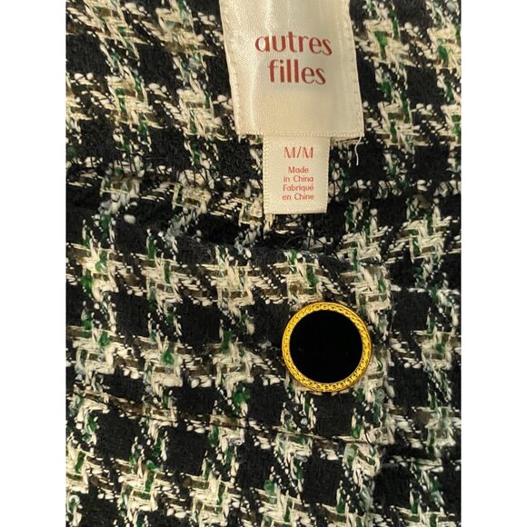 Autres Filles Womens Houndstooth Pants M/M - Picture 3 of 4